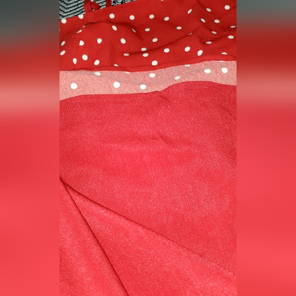 NWT Size 3X Skater/A-line Red Polka Dot Dress **No offers** - Picture 5 of 10